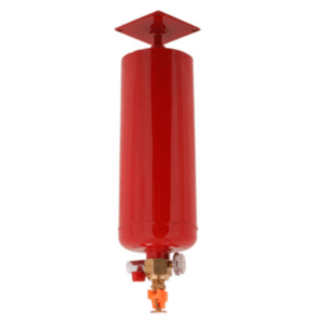 Extintor colgante automático 2.5 kg de polvo cilíndrico