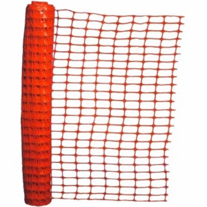 Malla de seguridad reticulada naranja