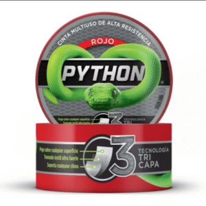 cinta alta resistencia python roja