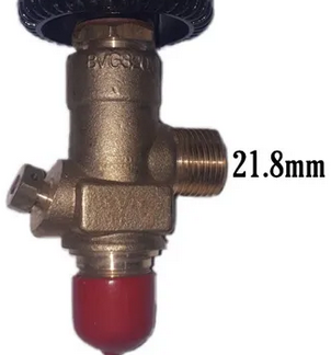valvula 1/2 a 21.8 co2
